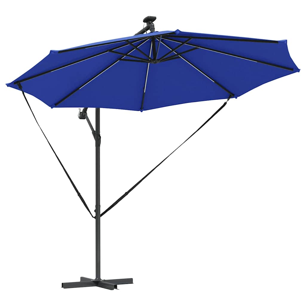 Guarda-sol de Bananeira Cantilever azul ciano