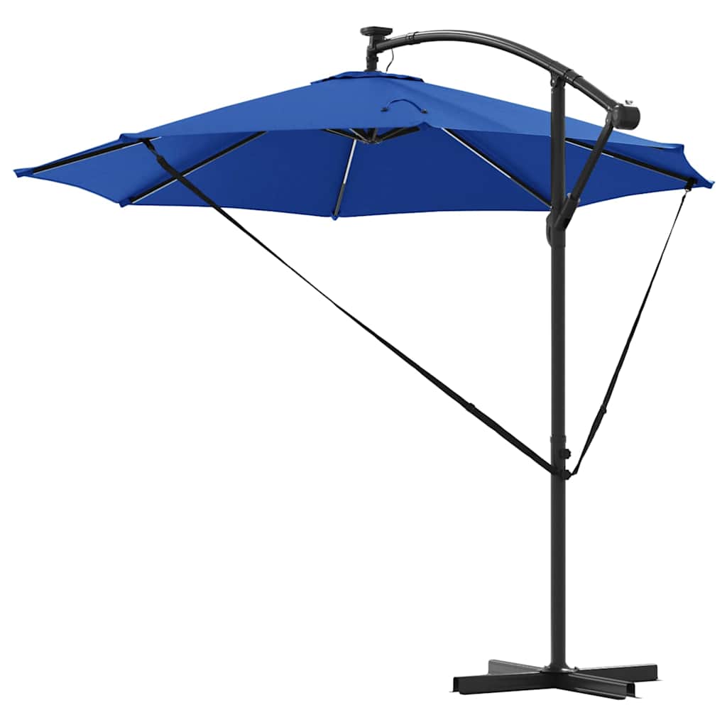 Guarda-sol de Bananeira Cantilever azul ciano