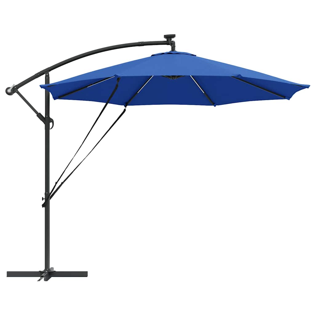 Guarda-sol de Bananeira Cantilever azul ciano