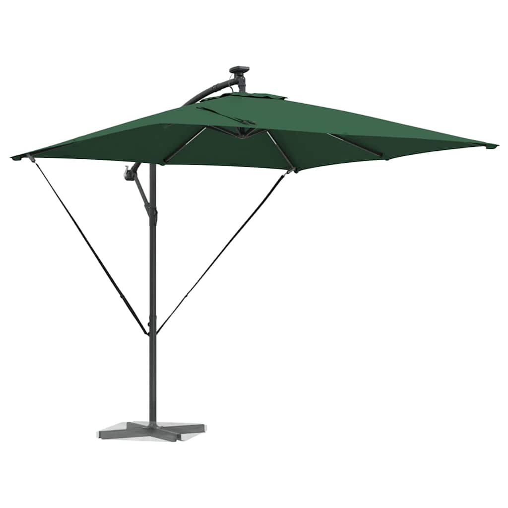 Guarda-sol de Bananeira Cantilever Verde 249 x 249 x 250 cm