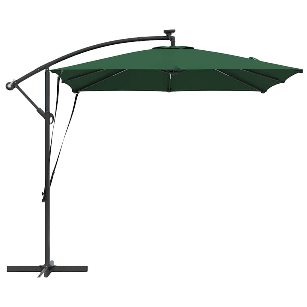 Guarda-sol de Bananeira Cantilever Verde 249 x 249 x 250 cm