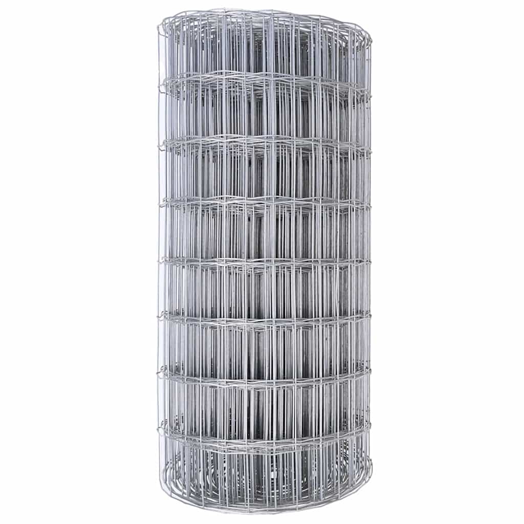 Cerca Euro Prateado 0.6 x 10 m