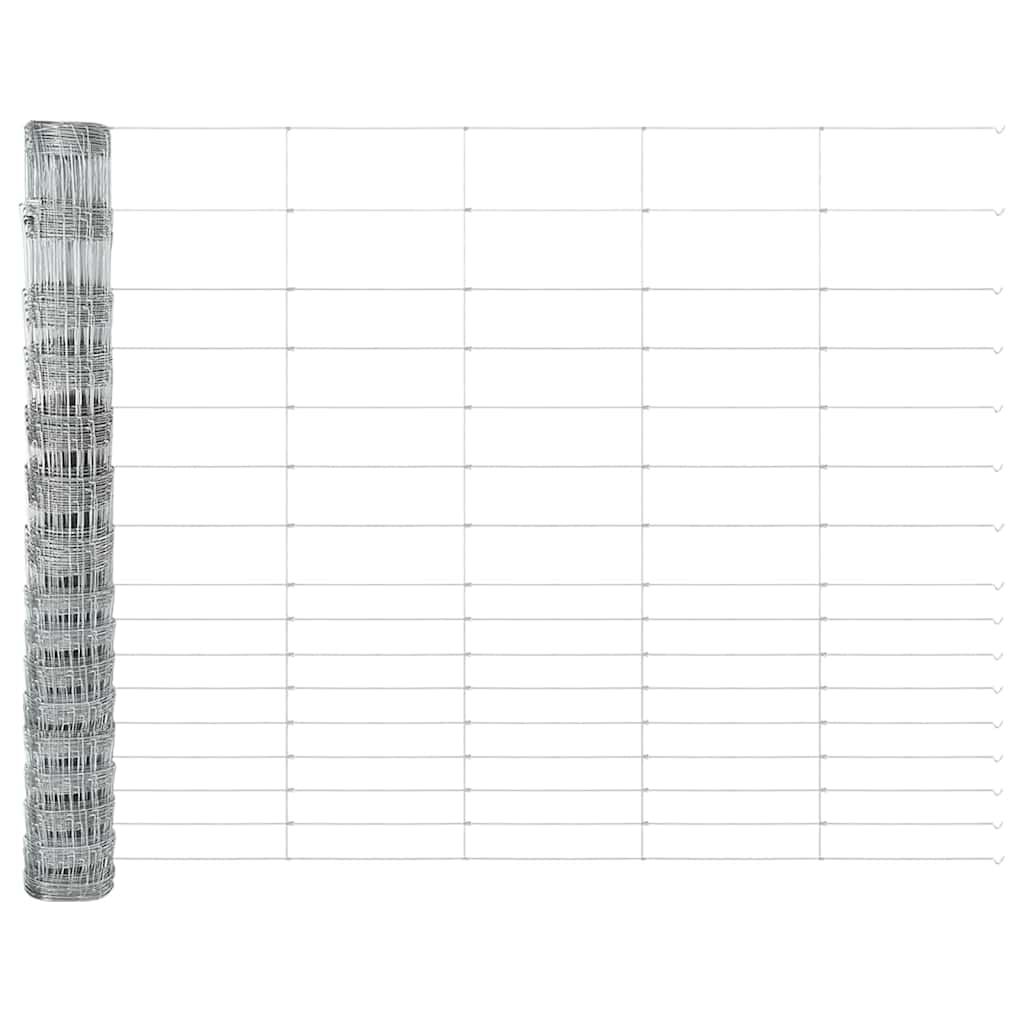 Cerca de campo Cinzeto 1.2 x 10 m Aço