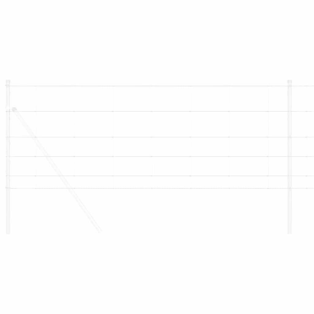 Cerca de campo Prateado 25 x 0.8 m Aço galvanizado