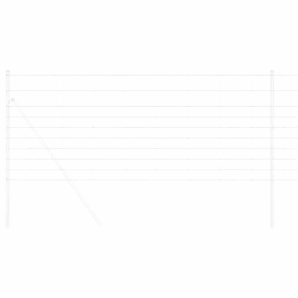 Cerca de campo Prateado 25 x 1 m Aço galvanizado