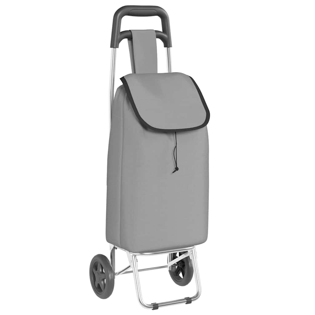 Carrinho de Compras Cinzeto 35 x 28 x 92 cm Tecido Oxford