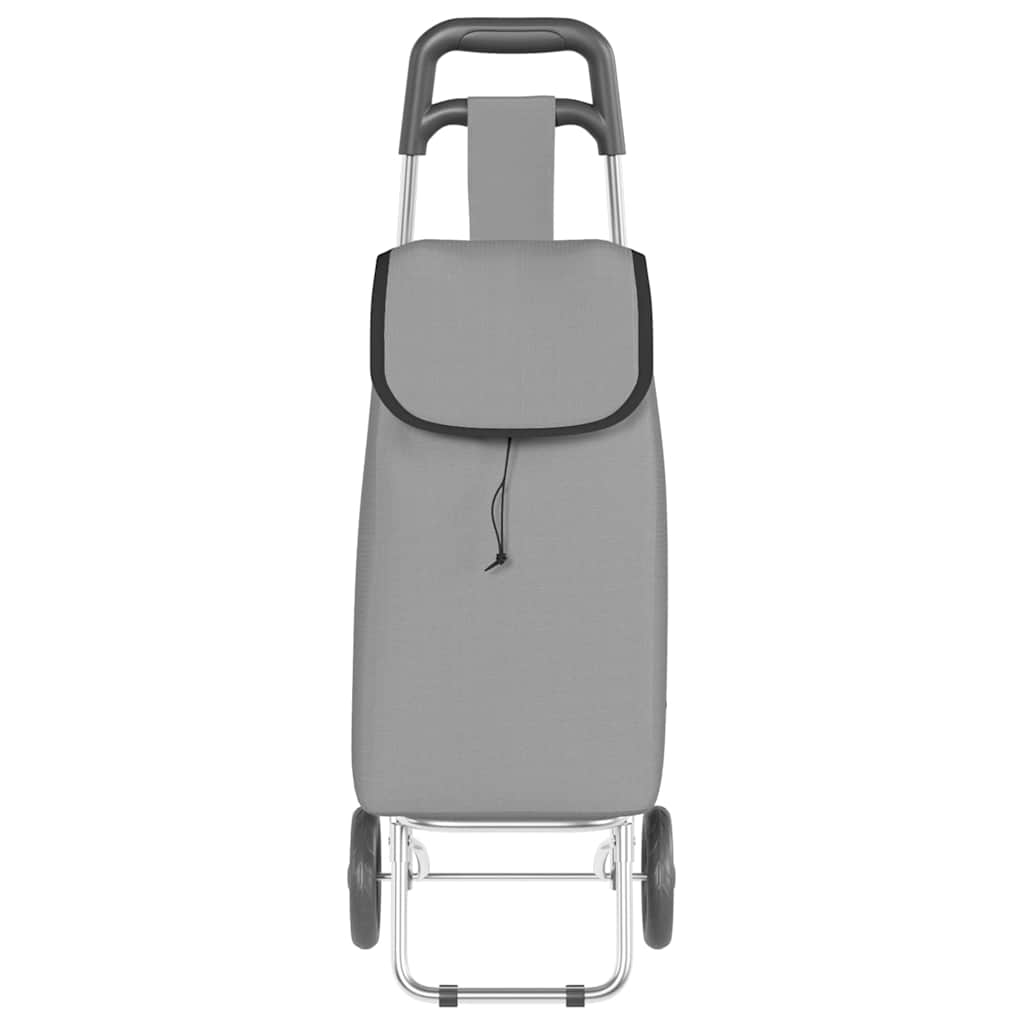 Carrinho de Compras Cinzeto 35 x 28 x 92 cm Tecido Oxford