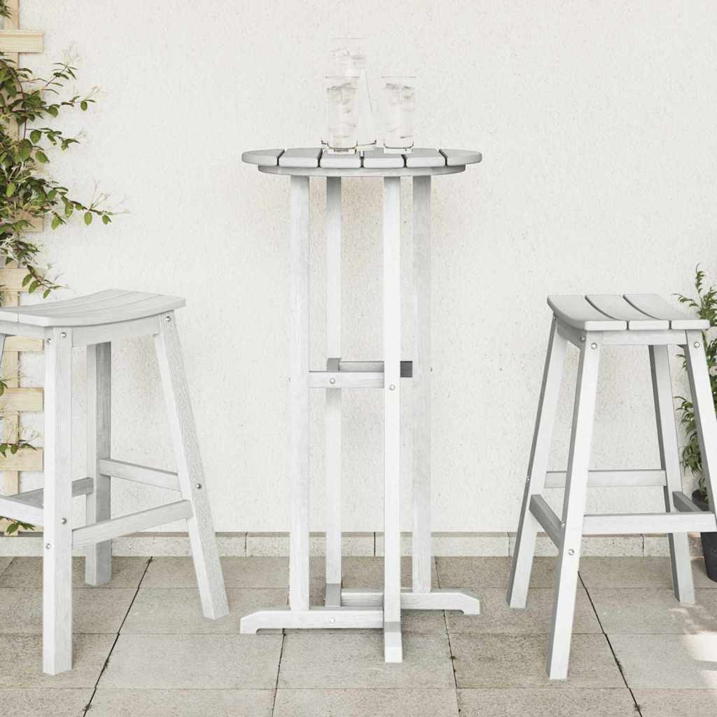 Mesa de bar Branco 55 x 55 x 107 cm HDPE