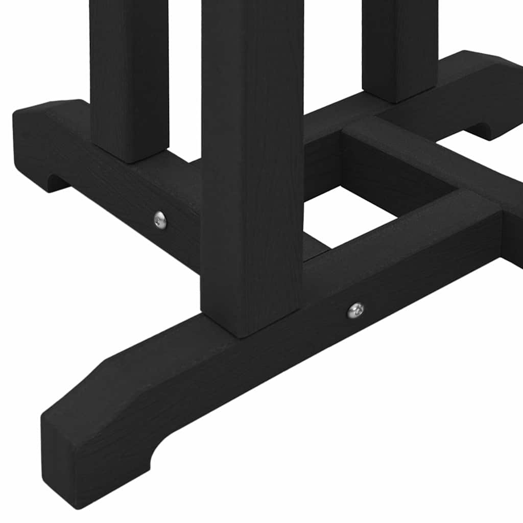Mesa de bar Preto 55 x 55 x 107 cm HDPE