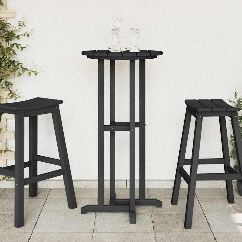 Mesa de bar Preto 55 x 55 x 107 cm HDPE