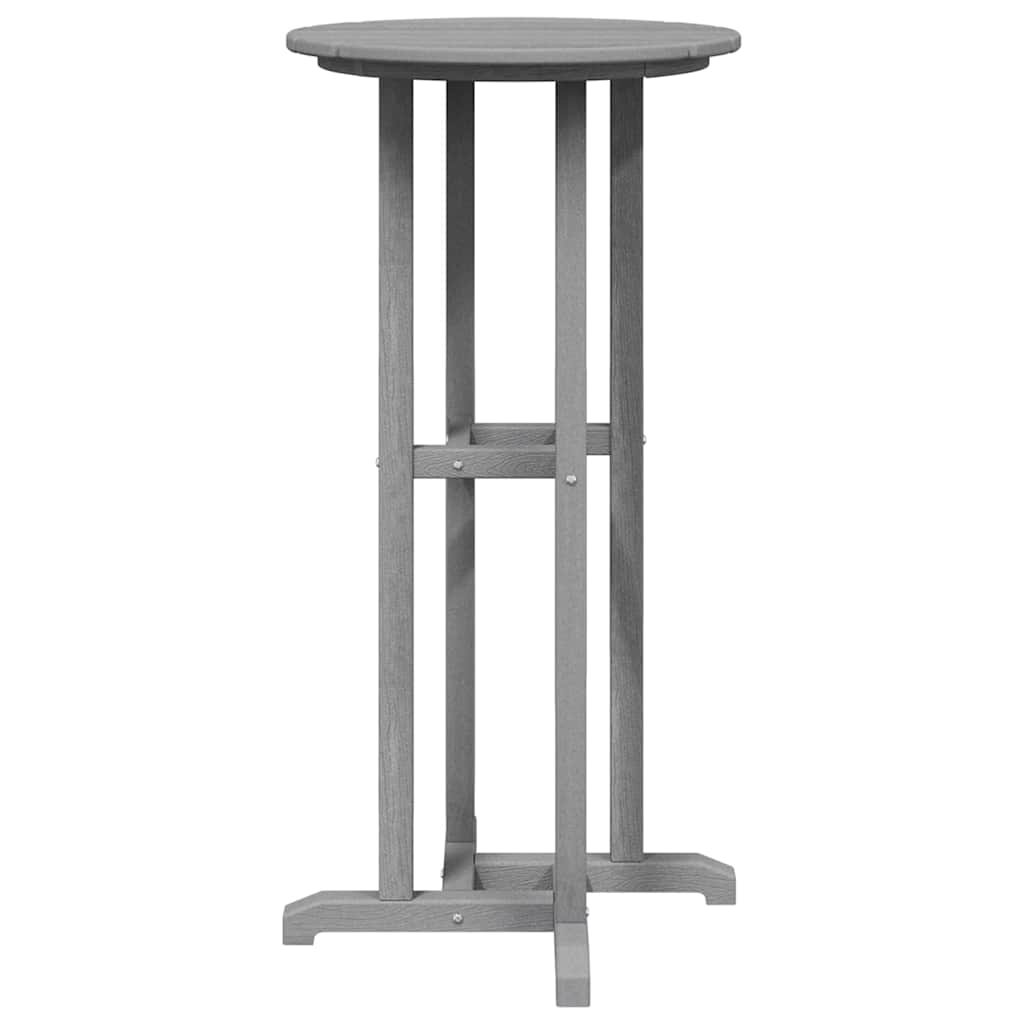 Mesa de bar Cinzento-claro 55 x 55 x 107 cm HDPE