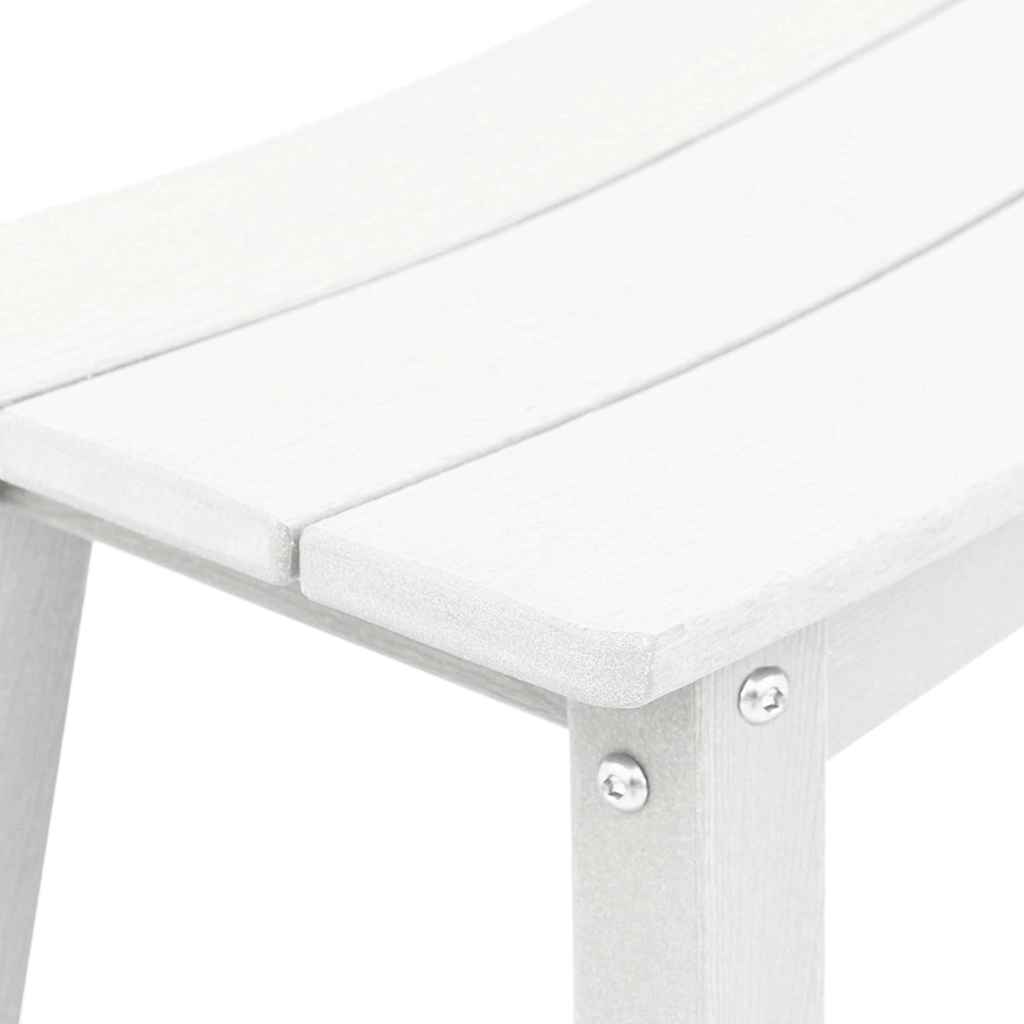 Banco de bar 2 pcs Branco 52 x 43 x 73.5cm HDPE