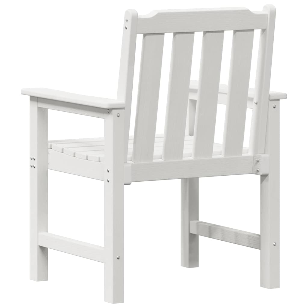 Cadeira de Jantar de Jardim 6 pcs Branco 65.5 x 55.5 x 88cm