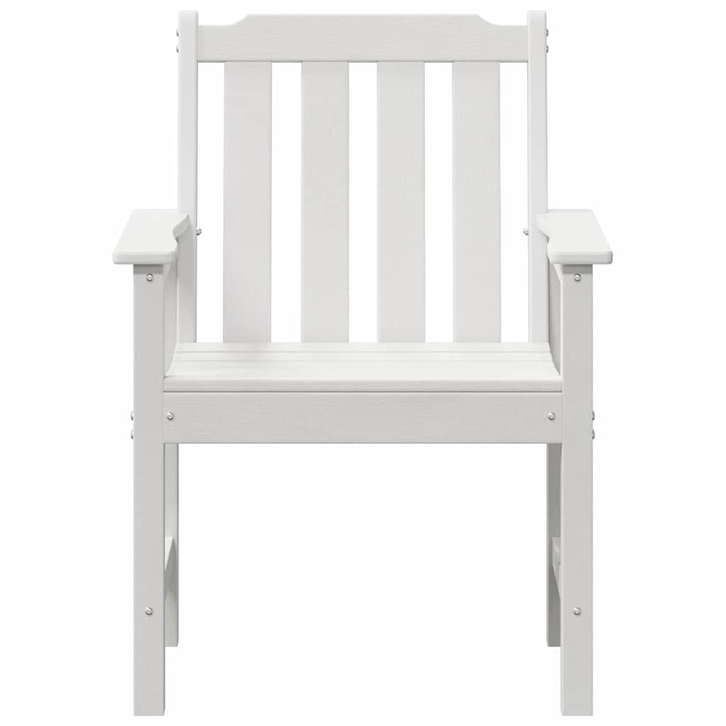 Cadeira de Jantar de Jardim 6 pcs Branco 65.5 x 55.5 x 88cm