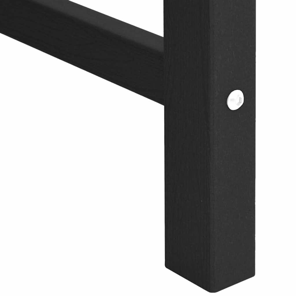 Cadeira de Jantar de Jardim 6 pcs Preto 65.5 x 55.5 x 88cm
