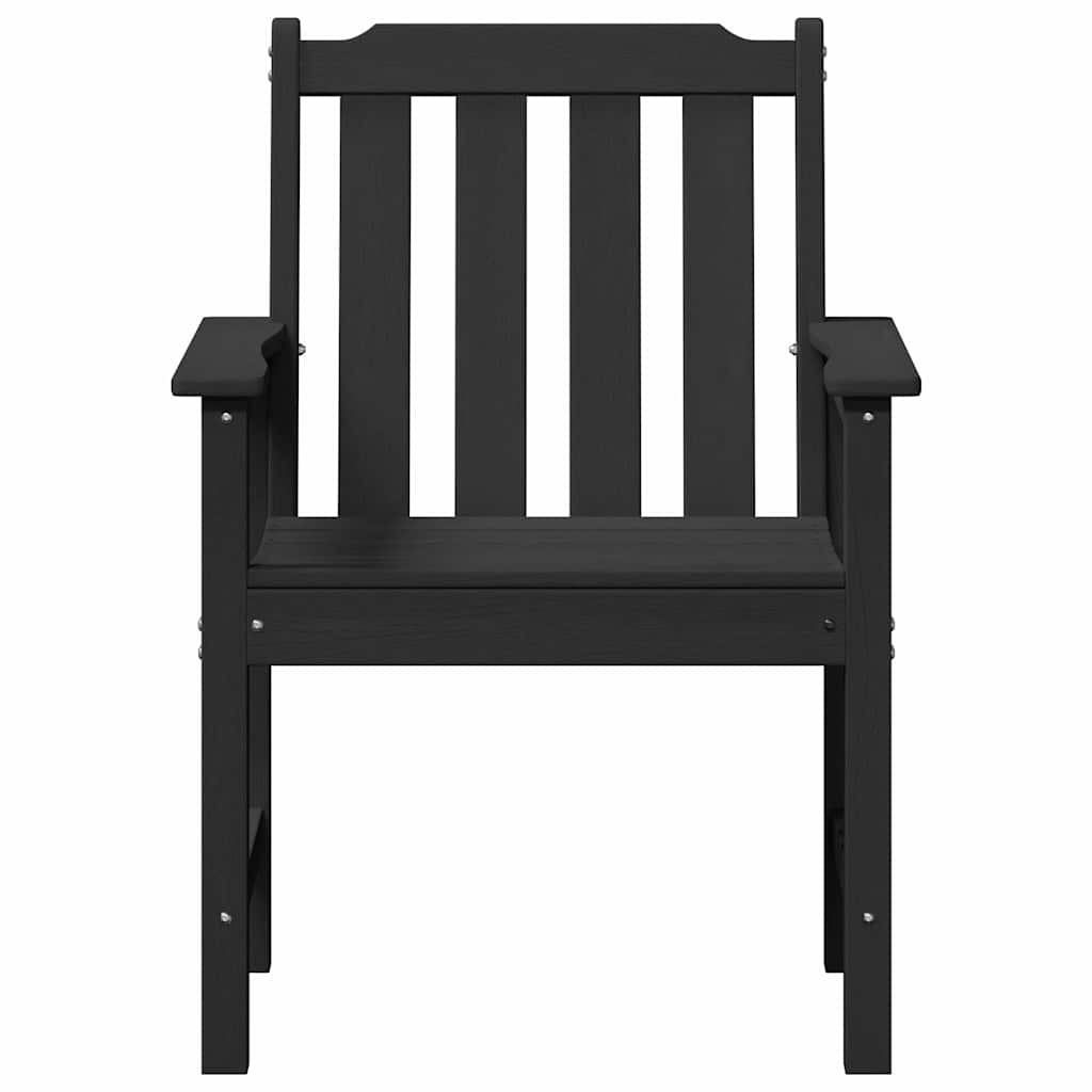 Cadeira de Jantar de Jardim 6 pcs Preto 65.5 x 55.5 x 88cm