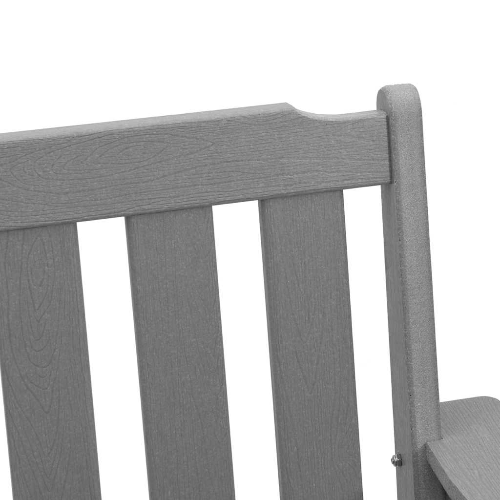 Cadeira de Jantar de Jardim 6 pcs Cinzento-claro