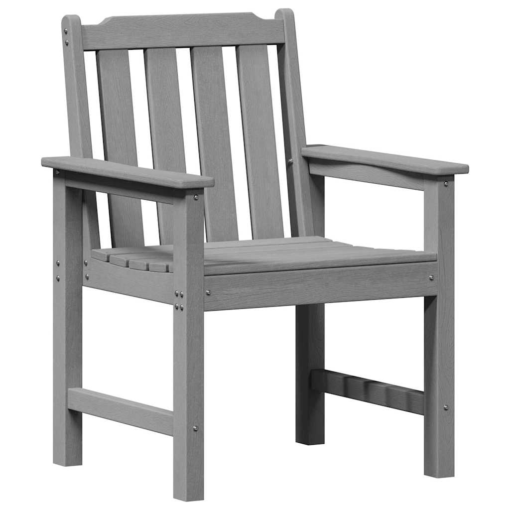 Cadeira de Jantar de Jardim 6 pcs Cinzento-claro