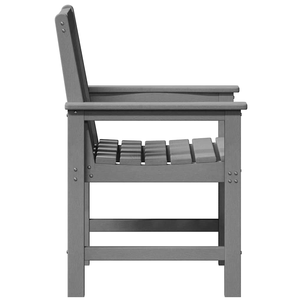 Cadeira de Jantar de Jardim 6 pcs Cinzento-claro