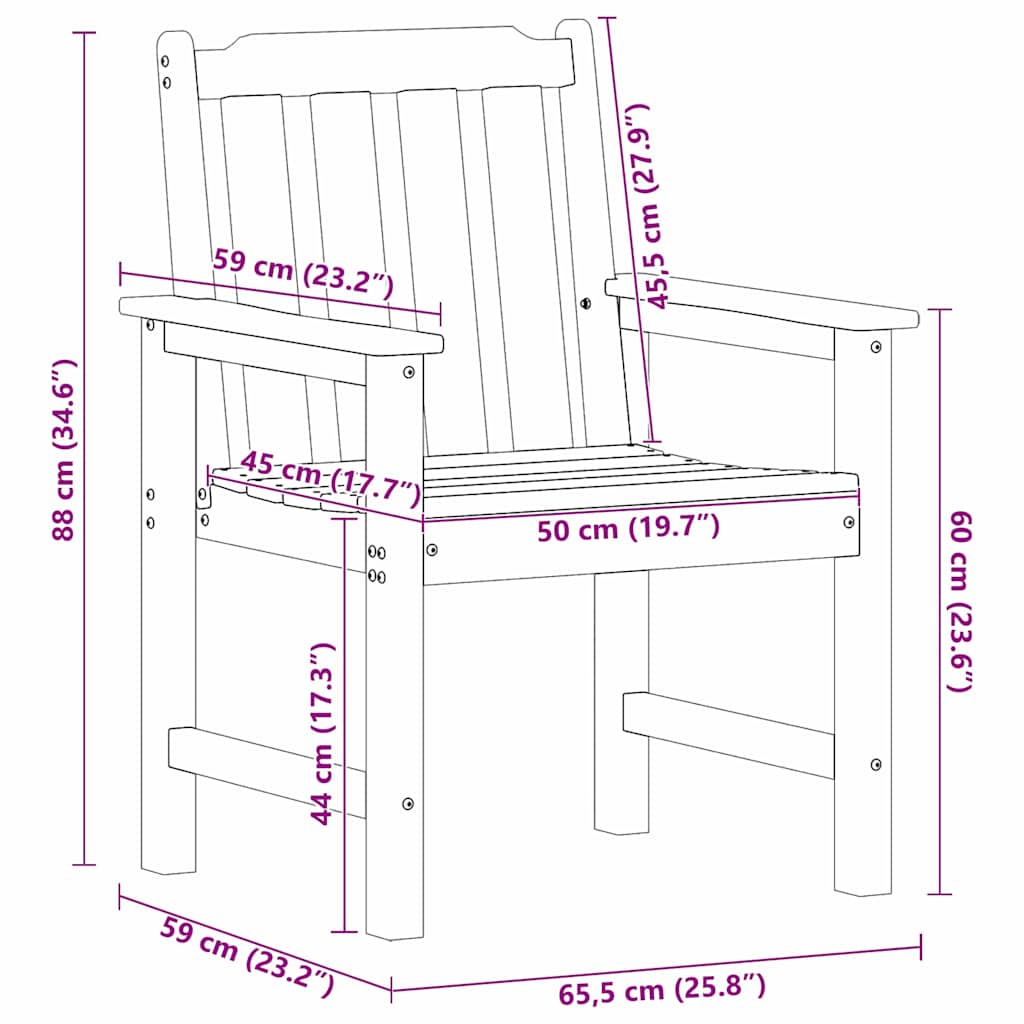 Cadeira de Jantar de Jardim 6 pcs Cinzento-claro