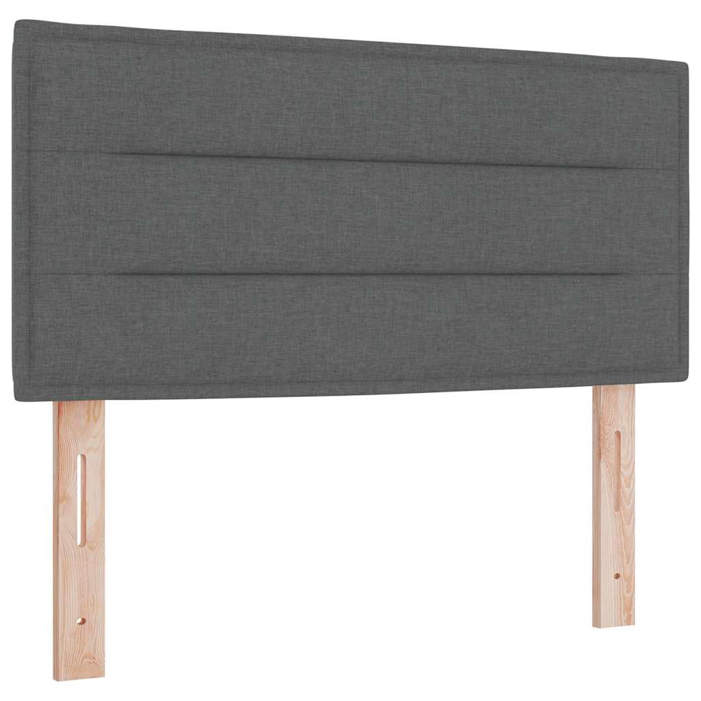 Cabeceira Outros com cabeceira Cinzento escuro 80 cm tecido