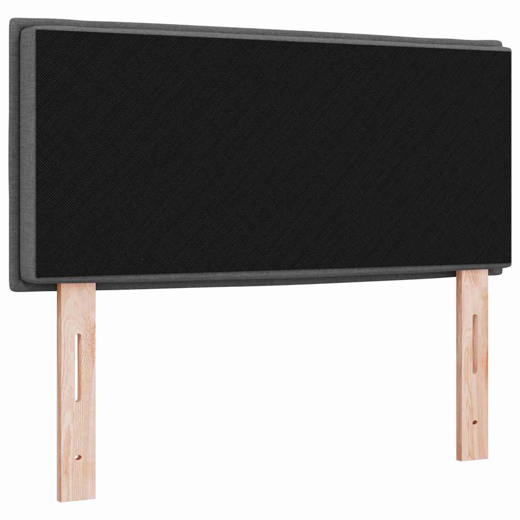 Cabeceira Outros com cabeceira Cinzento escuro 80 cm tecido