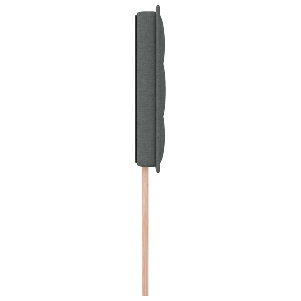 Cabeceira Outros com cabeceira Cinzento escuro 80 cm tecido