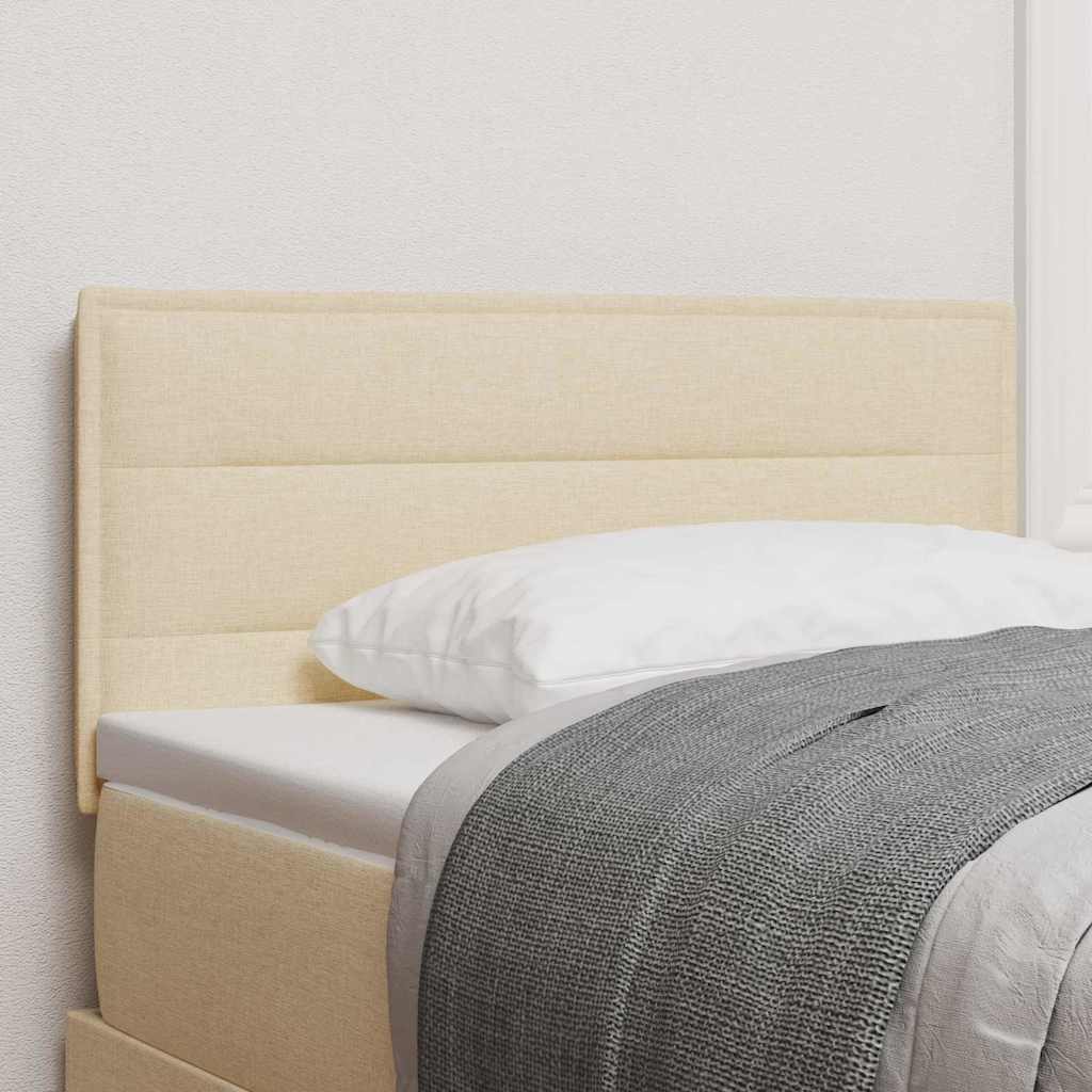 Cabeceira Outros com cabeceira Creme 90 cm tecido