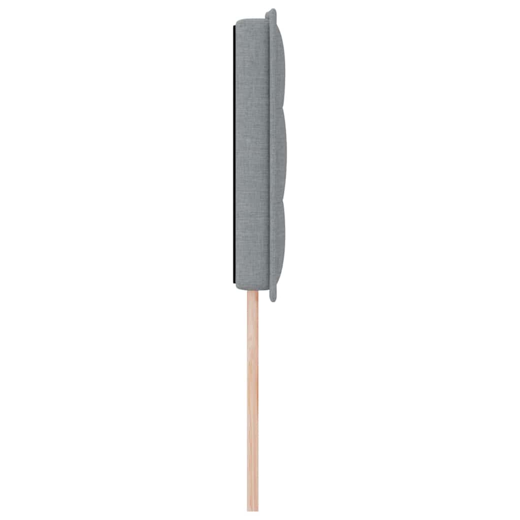 Cabeceira Outros com cabeceira Cinzento-claro 140 cm tecido