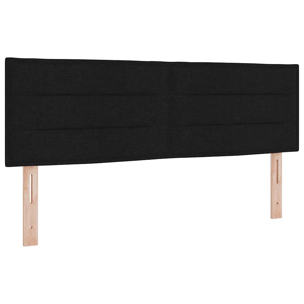 Cabeceira Outros com cabeceira Preto 140 cm tecido