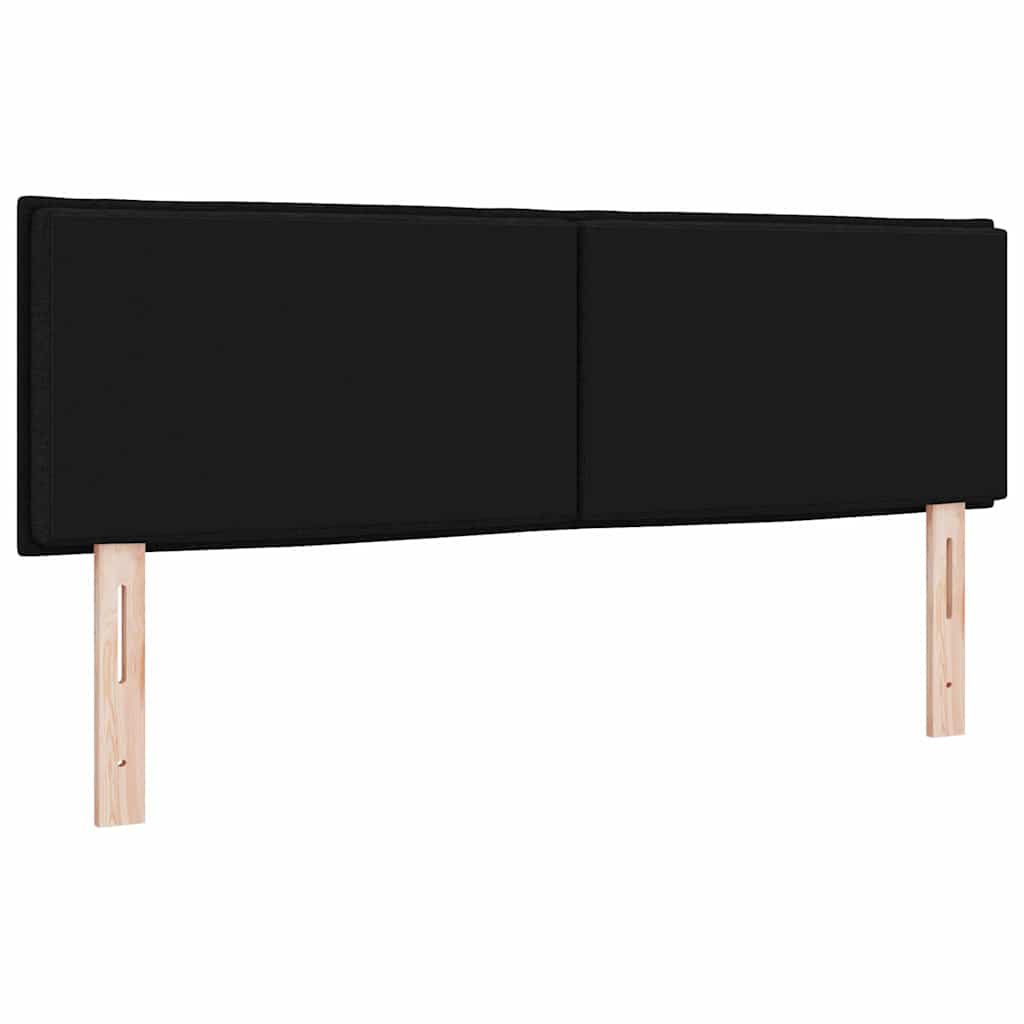 Cabeceira Outros com cabeceira Preto 140 cm tecido