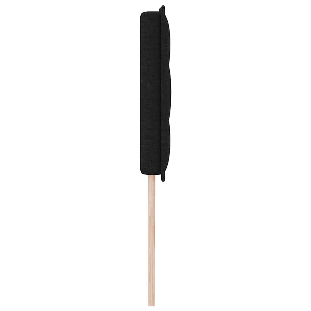 Cabeceira Outros com cabeceira Preto 200 cm tecido