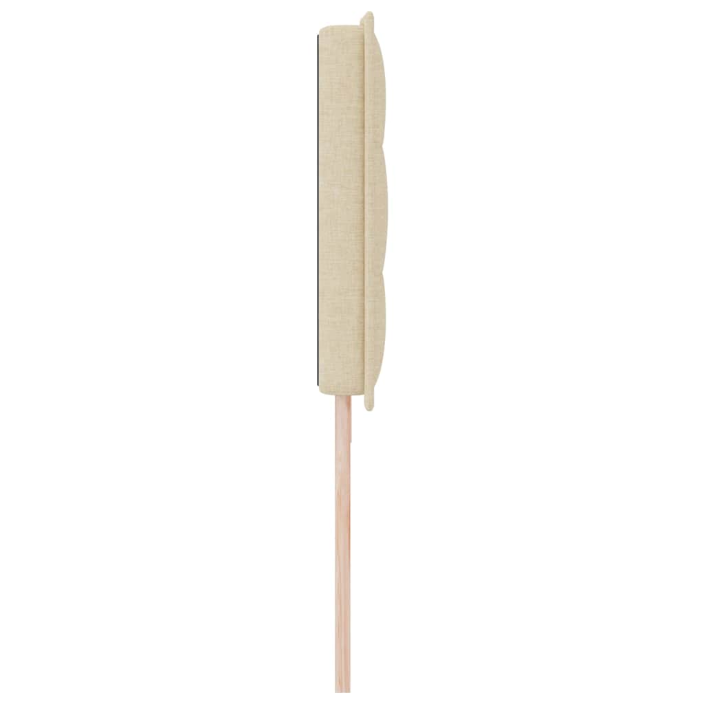 Cabeceira Outros com cabeceira Creme 200 cm tecido