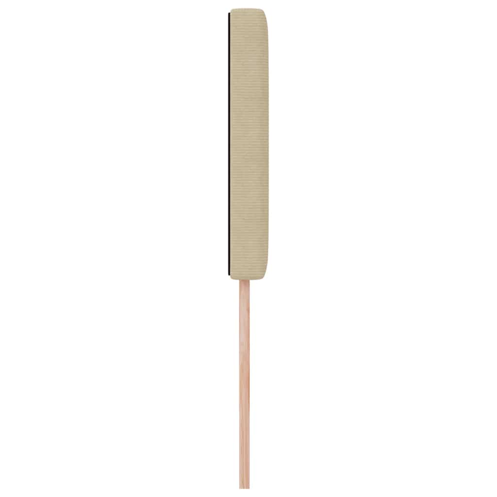 Cabeceira Manual Verde cinza claro 90 cm Tecido em ribana