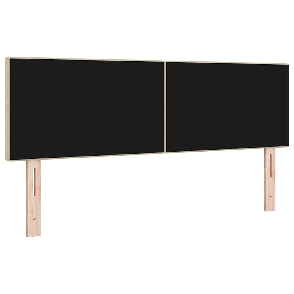 Cabeceira Manual Verde cinza claro 160 cm Tecido em ribana