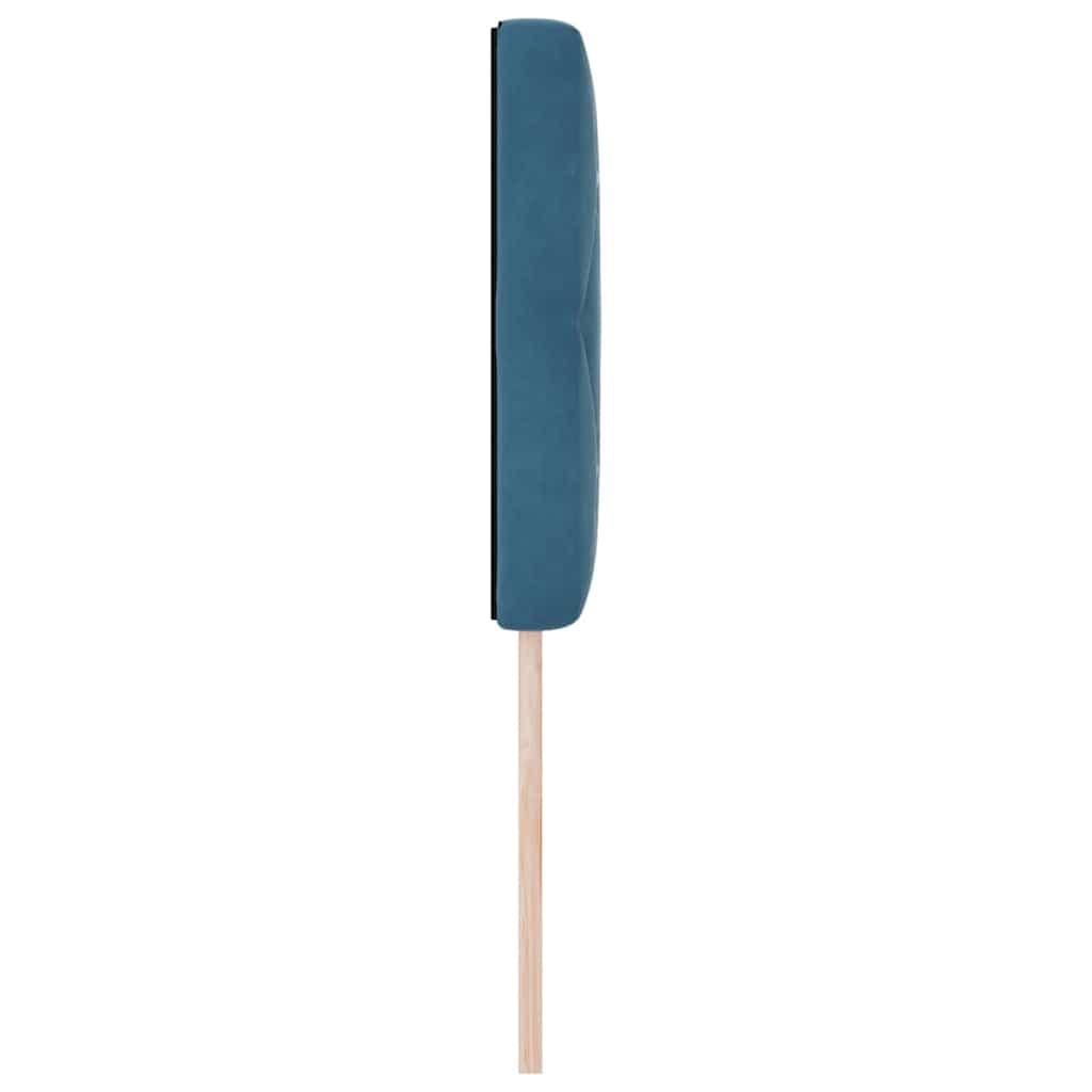 Cabeceira de Veludo Losangos Manual Azul escuro 80 cm Veludo