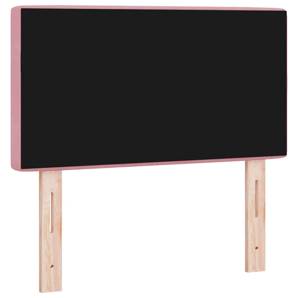 Cabeceira de Veludo Losangos com cabeceira Rosa 80 cm Veludo