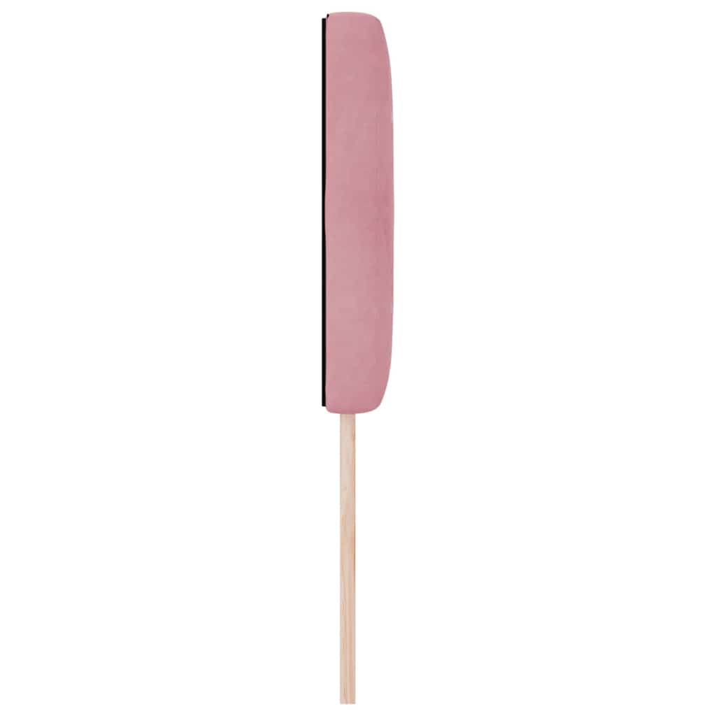 Cabeceira de Veludo Losangos com cabeceira Rosa 80 cm Veludo