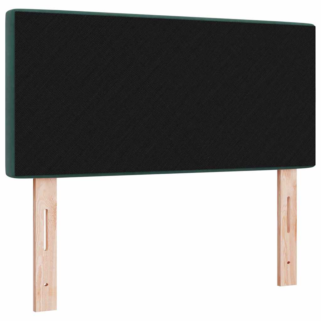 Cabeceira de Veludo Losangos Manual Verde-escuro 90 cm Veludo
