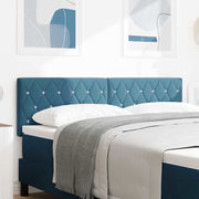 Cabeceira de Veludo Losangos Manual Azul escuro 140 cm Veludo