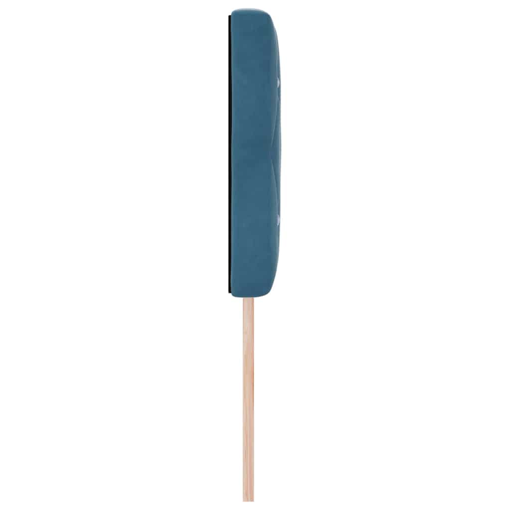 Cabeceira de Veludo Losangos Manual Azul escuro 140 cm Veludo
