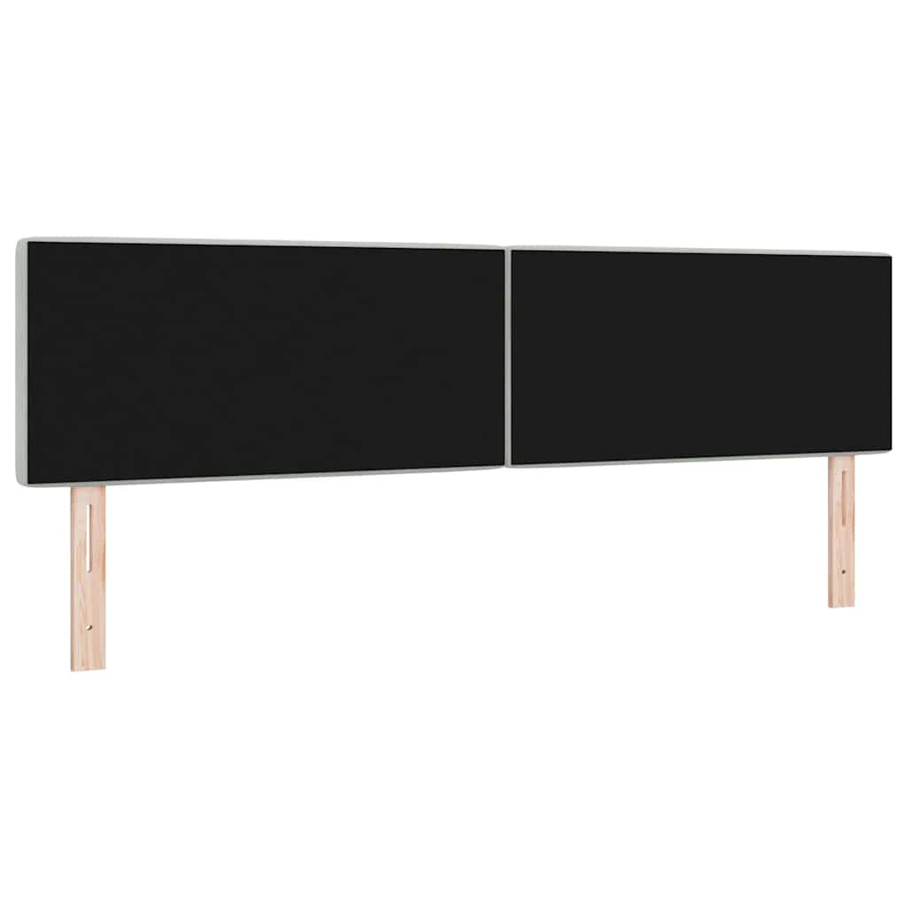 Cabeceira de Veludo Losangos Cinzento-claro 180 cm Veludo