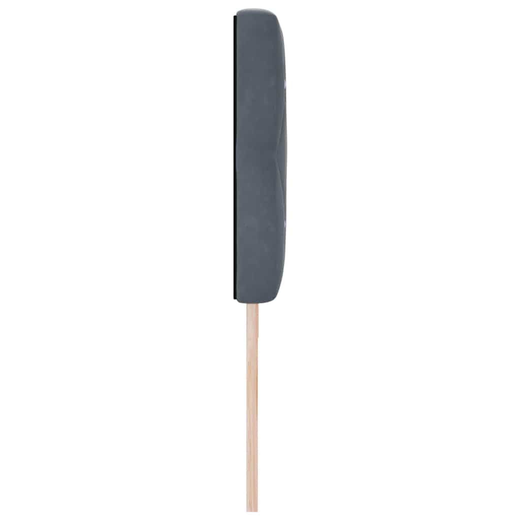 Cabeceira de Veludo Losangos Manual Cinza Escuro 180 cm Veludo