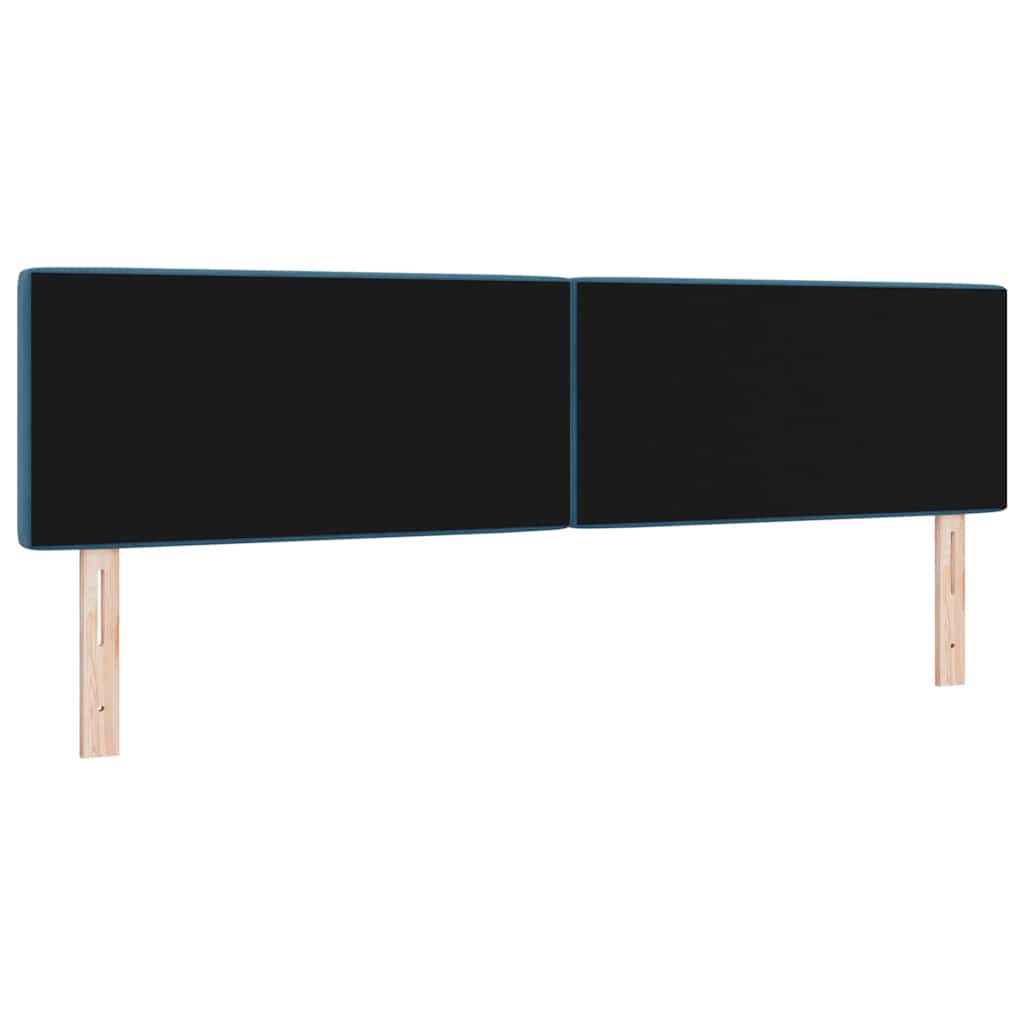 Cabeceira de Veludo Losangos Manual Azul Escuro 180 cm Veludo