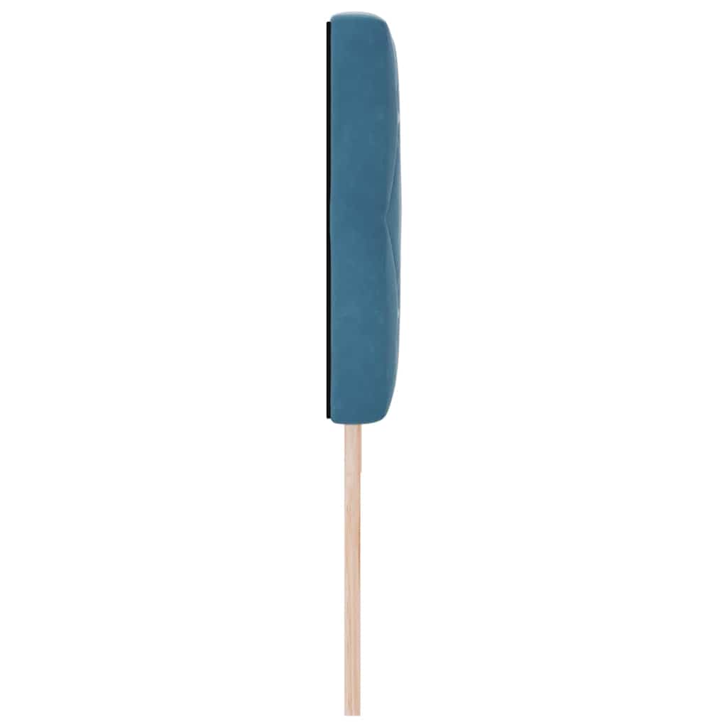 Cabeceira de Veludo Losangos Manual Azul Escuro 180 cm Veludo