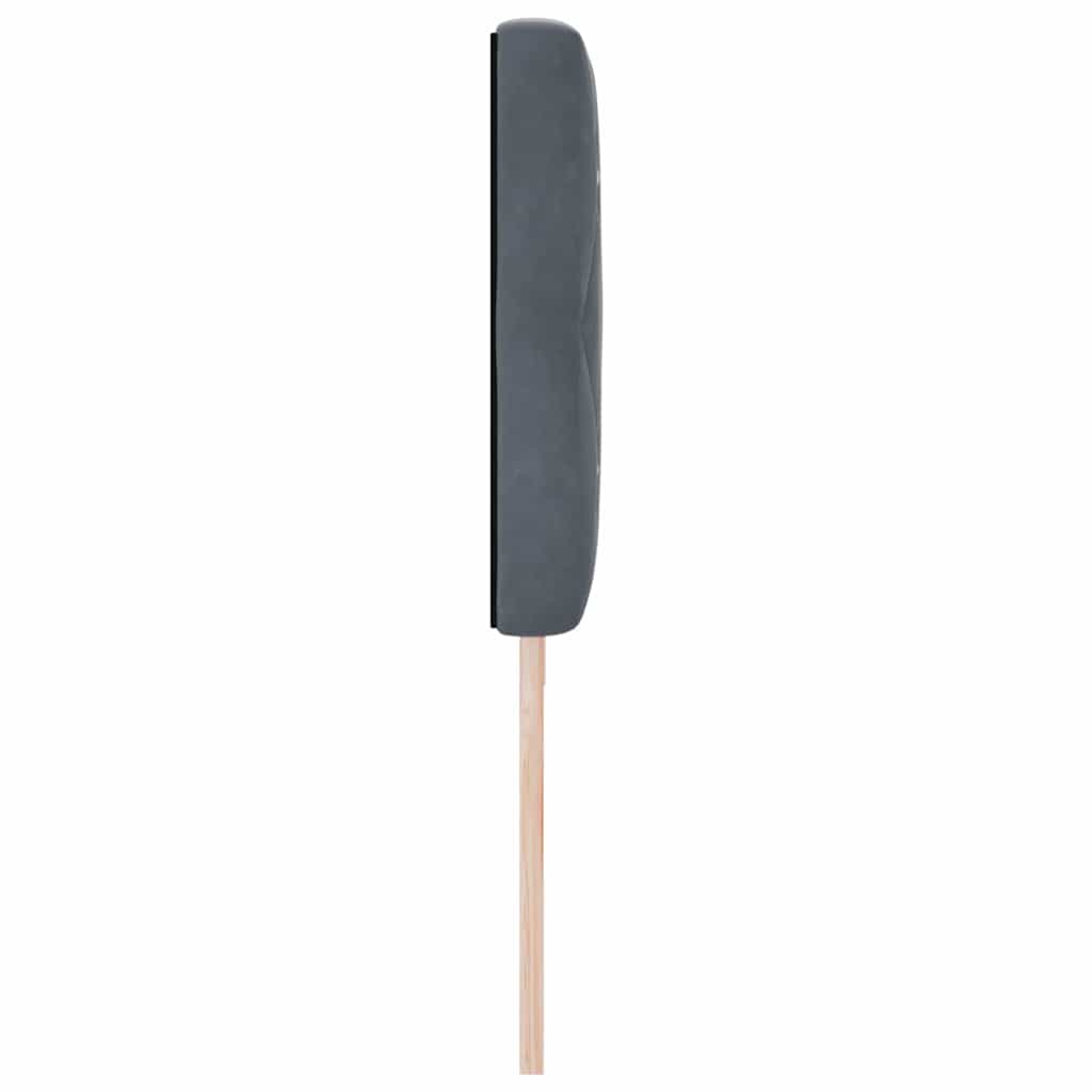 Cabeceira de Veludo Losangos Manual Cinza Escuro 200 cm Veludo