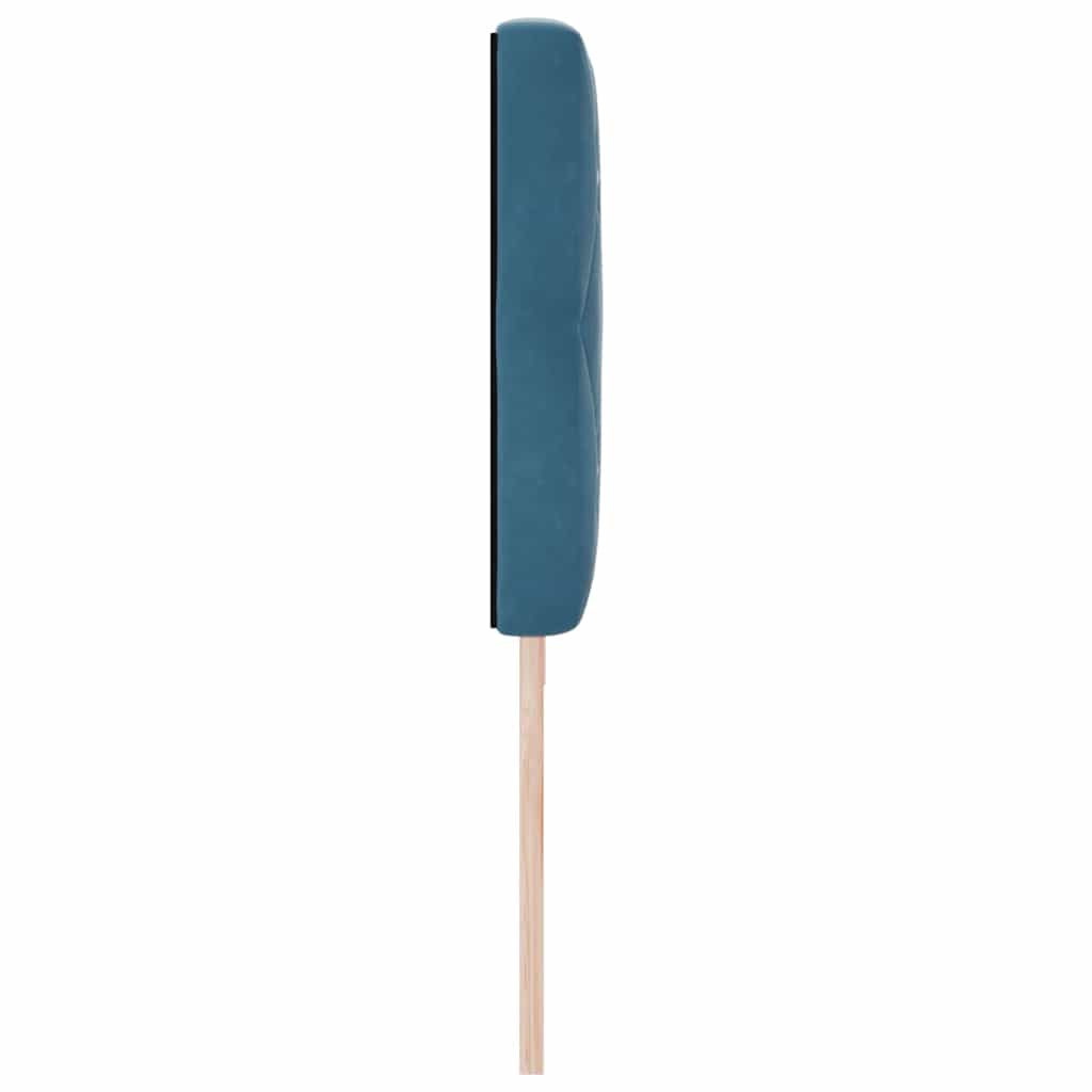 Cabeceira de Veludo Losangos Manual Azul escuro 200 cm Veludo