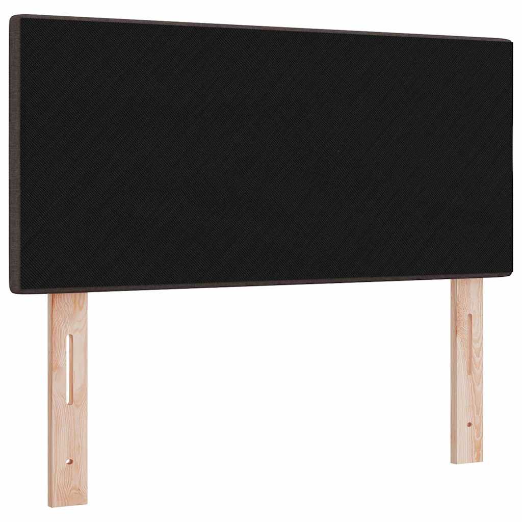 Cabeceira com cabeceira Manual Castanho escuro 80 cm tecido