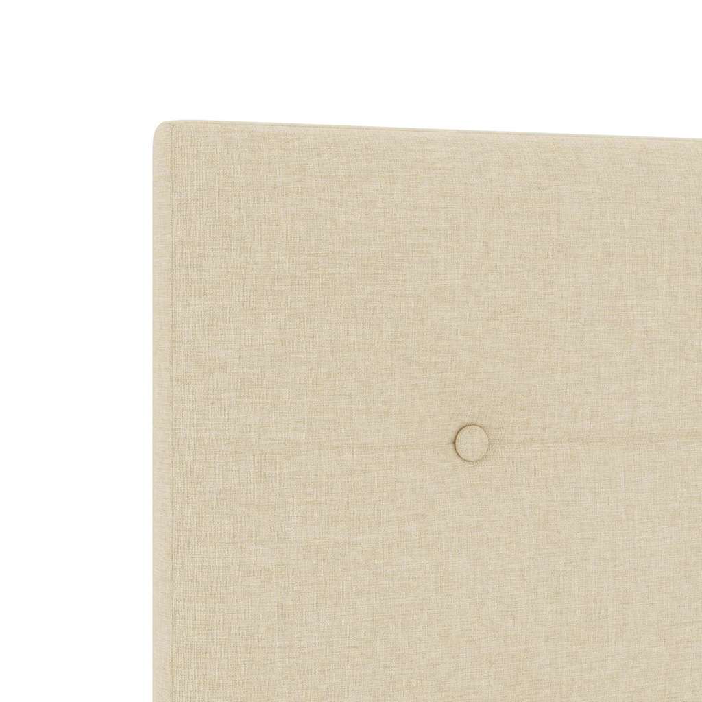 Cabeceira com cabeceira Manual Creme 80 cm tecido