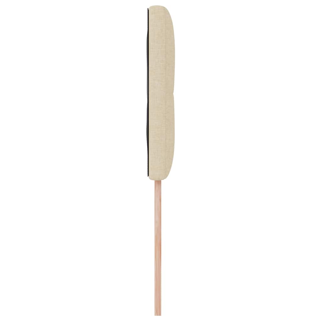 Cabeceira com cabeceira Manual Creme 80 cm tecido